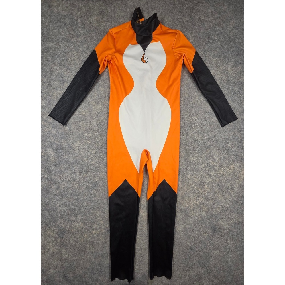 Miraculous Ladybug Rena Rouge Costume Jumpsuit Girls Medium 7/8 Orange Cosplay